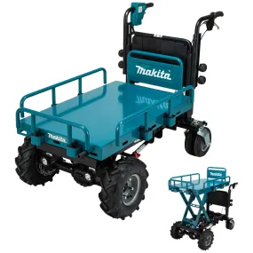 Makita DCU601Z 4-Wheelbarrow Electric Lift 300KG 18Vx2 (Bare)