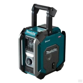 Makita Jobsite Stereo w/Bluetooth (40V / 18V / 12V), Tool Only Compatible with Makita 40V MAX XGT / 18V LXT / 12V CXT Batteries or AC Power