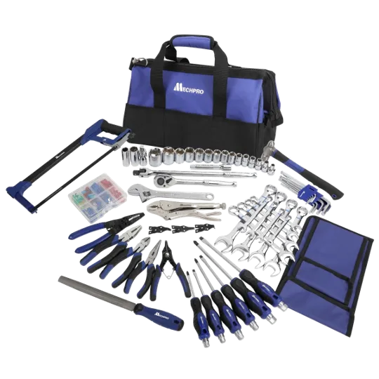 Mechpro Blue 179 Piece Adventure Tool Kit - MP223KCRV