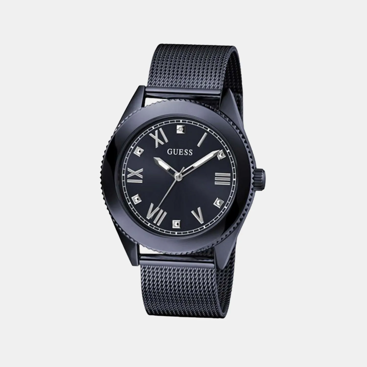 Men Black Analog Stainless Steel Watch GW0495G3