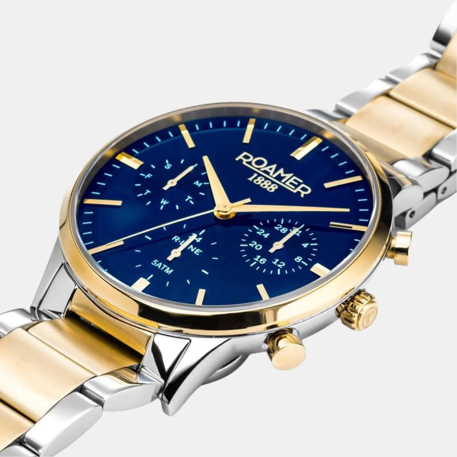 Men's Blue Multi-Function Stainless Steel Watch 718982 48 45 70