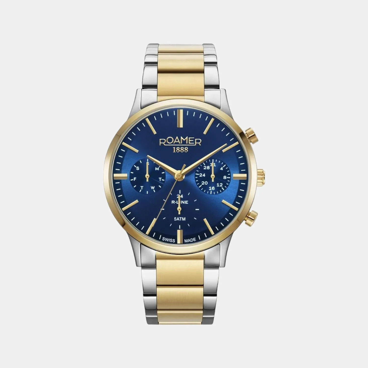 Men's Blue Multi-Function Stainless Steel Watch 718982 48 45 70