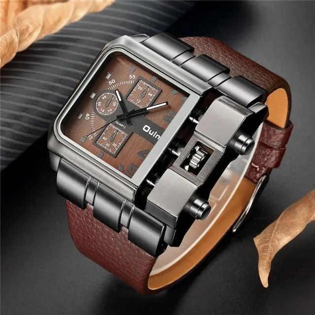 Men's Casual Leather Watch