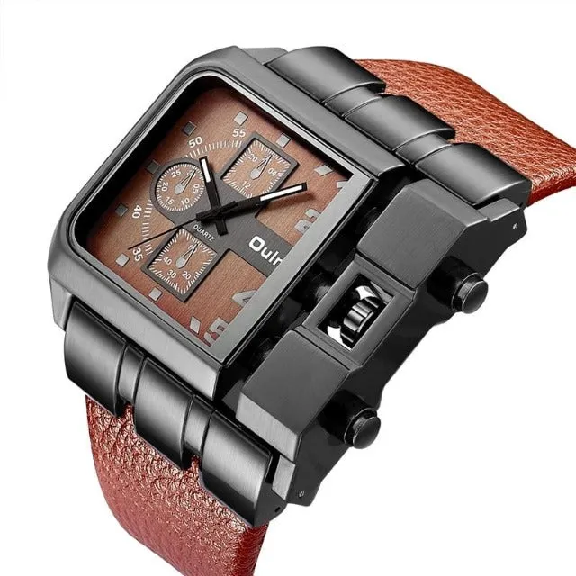 Men's Casual Leather Watch