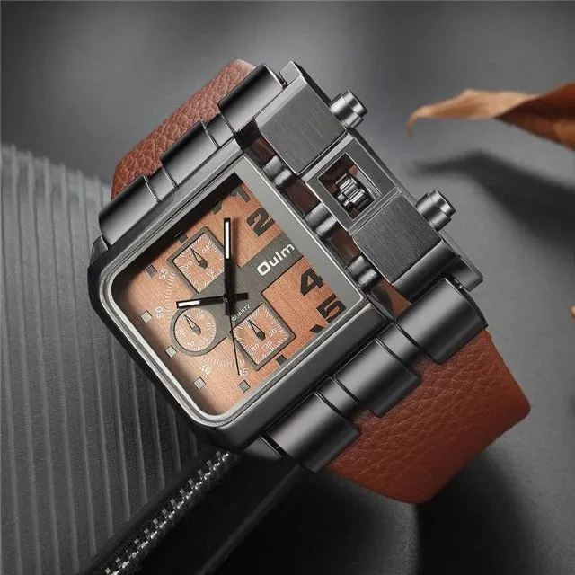 Men's Casual Leather Watch