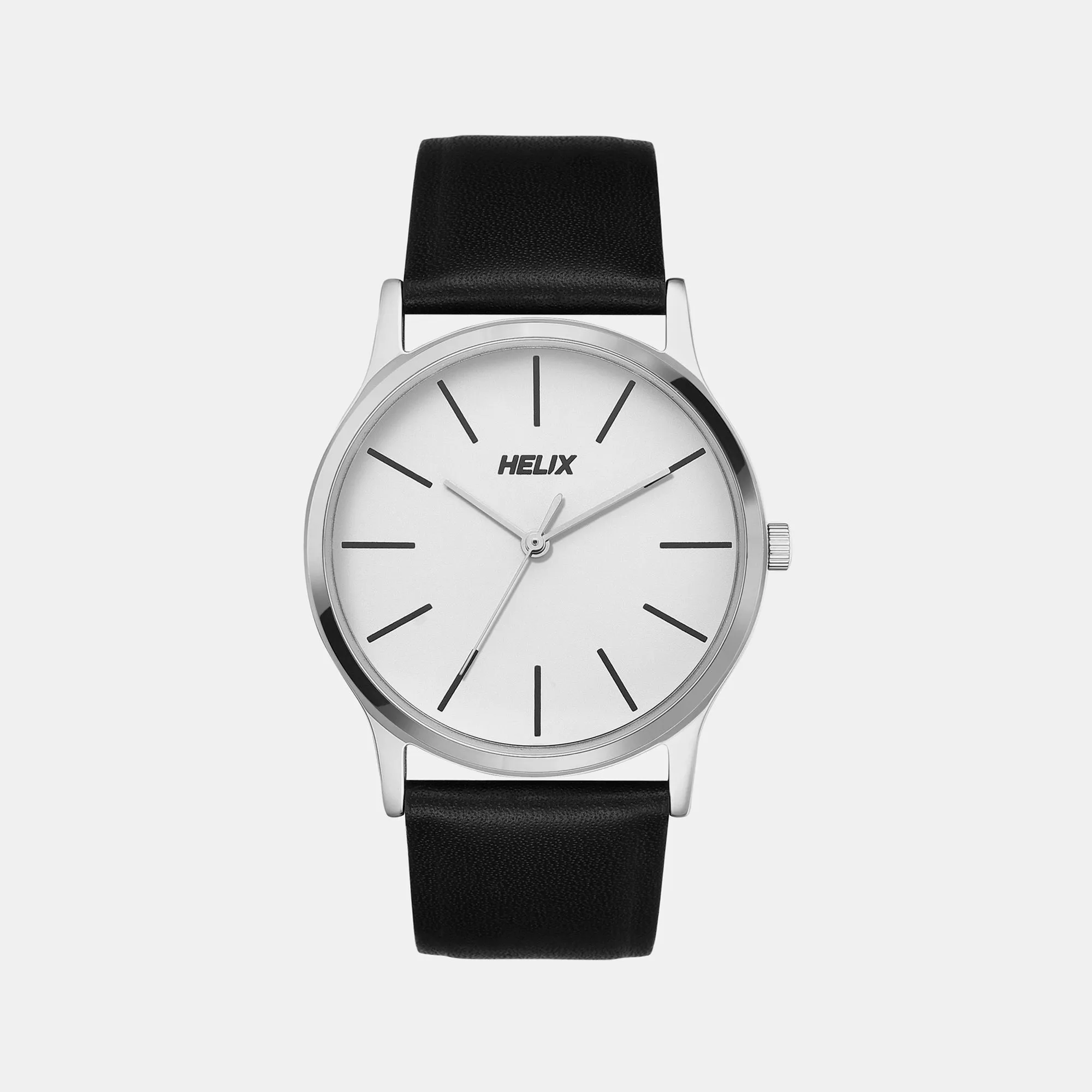 Men's White Analog Leather Watch TW054HG00