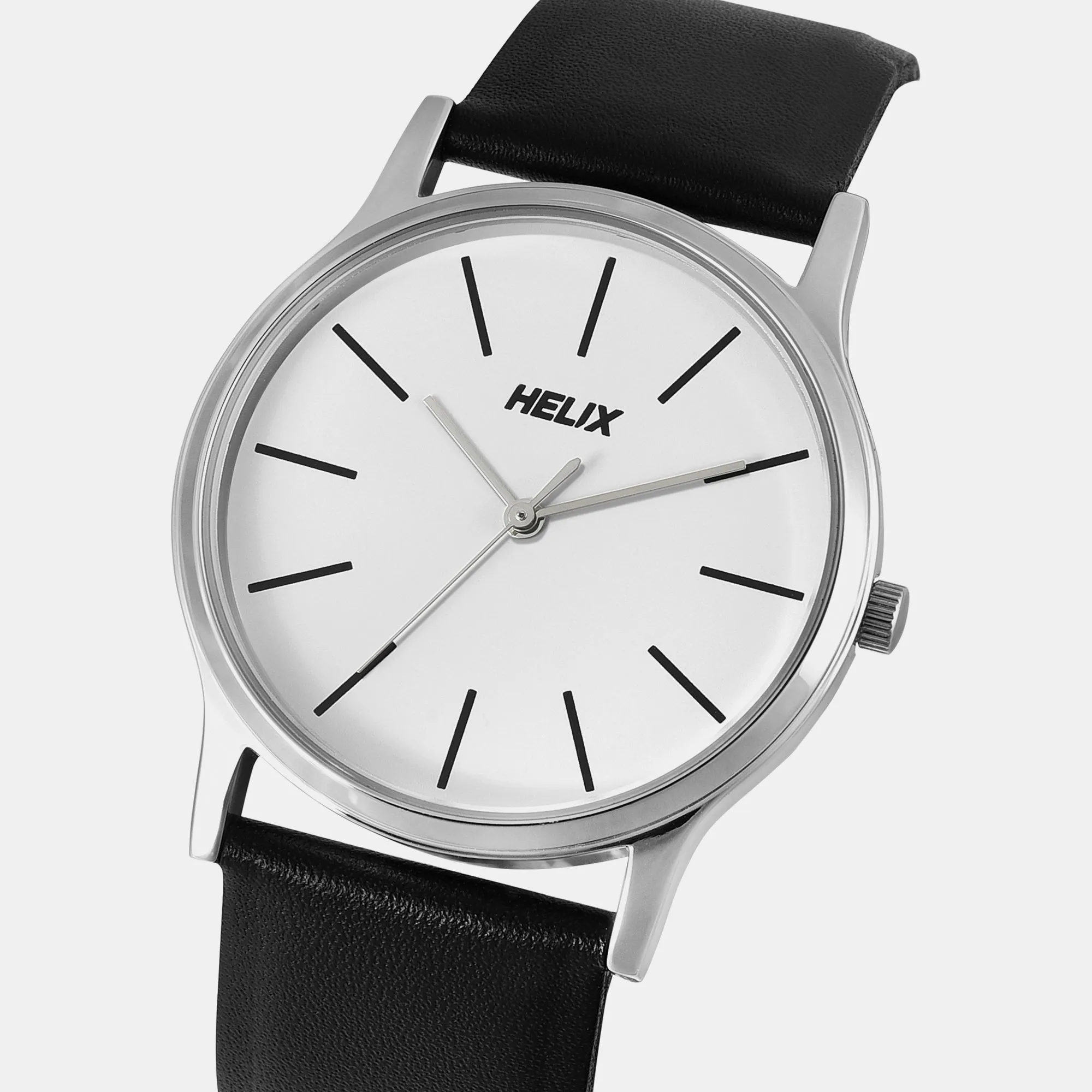 Men's White Analog Leather Watch TW054HG00