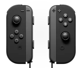 MIDNIGHT BLACK NINTENDO JOY-CON CUSTOM CONTROLLERS