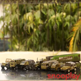 Military Vehicle Toy Set