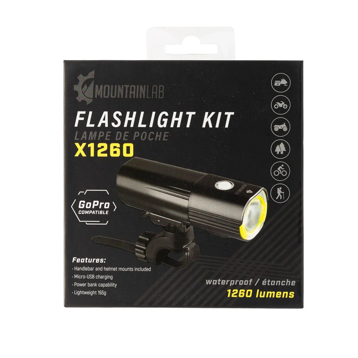 Mountain Lab x1260 Lumen Flashlight Kit