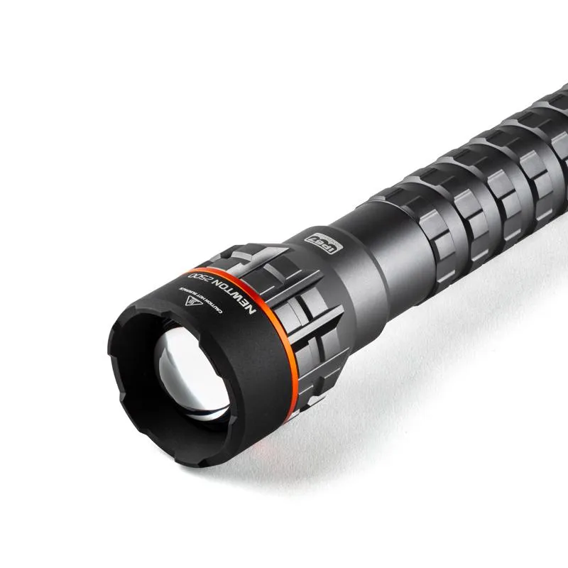 NEBO Newton 2500 lm Black/Gray LED Flashlight AA Battery