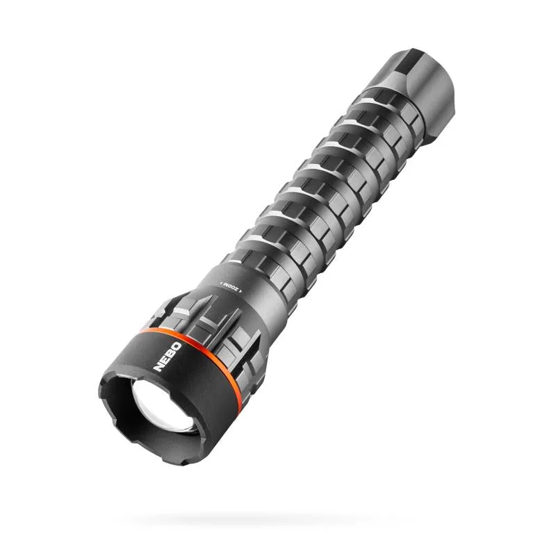 NEBO Newton 2500 lm Black/Gray LED Flashlight AA Battery