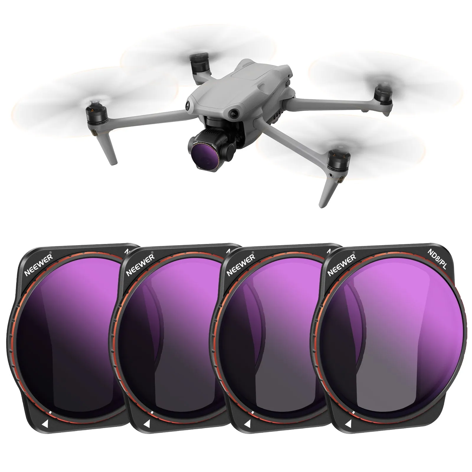 NEEWER 4 Pack ND/PL Filters Set for DJI Air 3