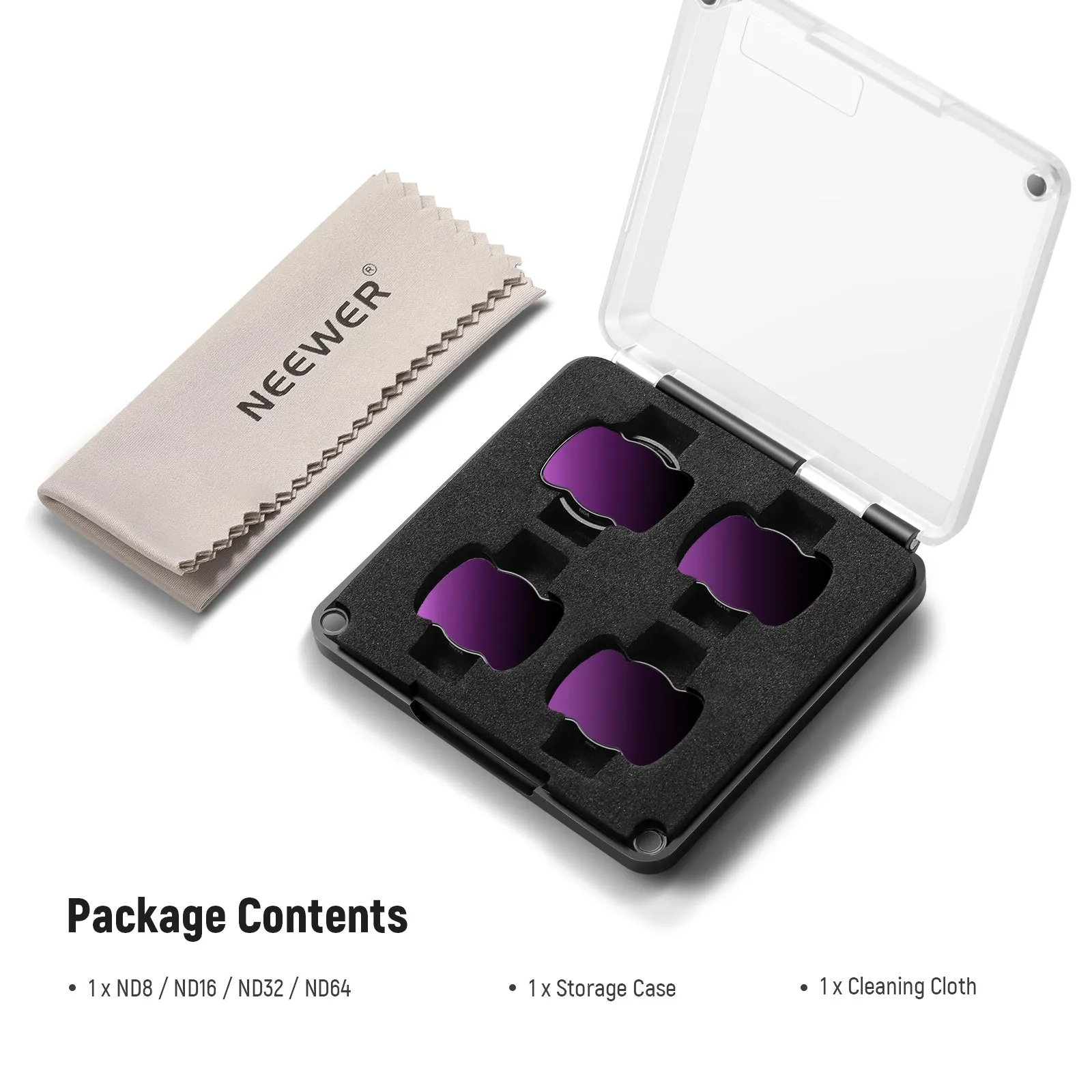 NEEWER 4 PCS Magnetic ND Filter Set Compatible with DJI Avata