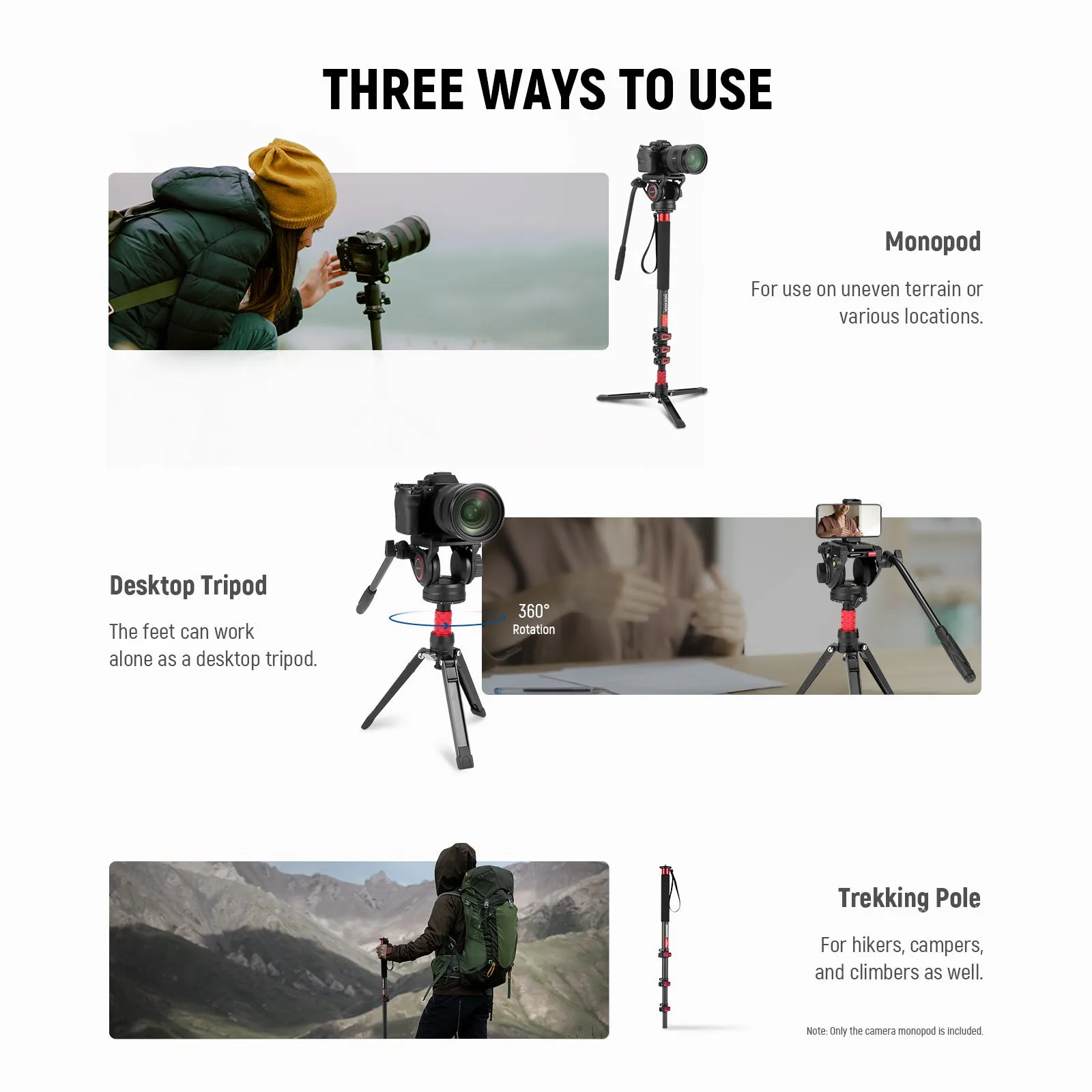 NEEWER TP71 71.6" Pro Camera Monopod