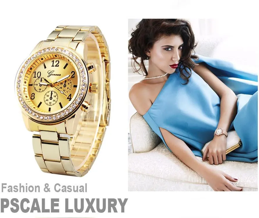 New Fashion Ladies Crystal Diamond Rhinestone Casual Watches Women Beauty Dress Quartz Women Wristwatches Hours Reloj Mujer