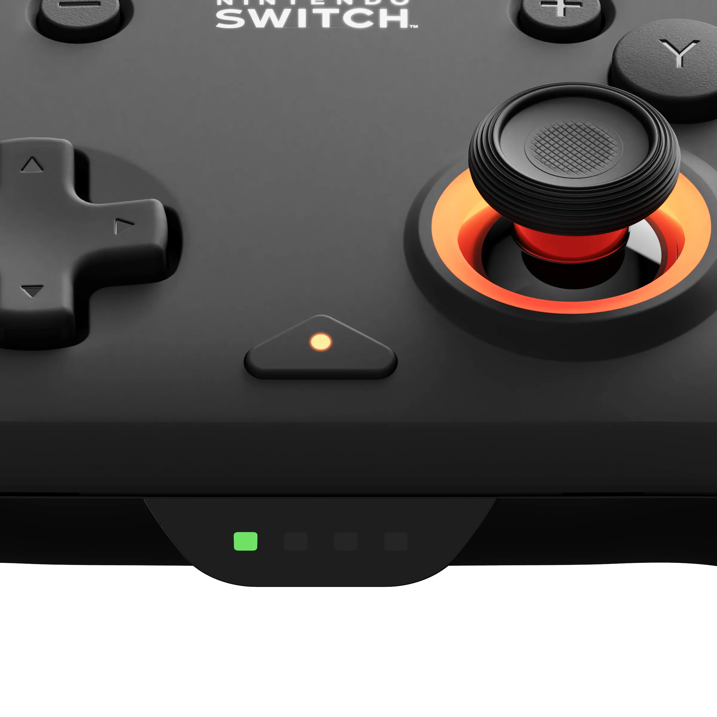 Nintendo Switch Black Afterglow Wave Wireless Controller With Motion