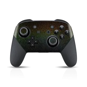 Nintendo Switch Pro CONTROLLER Glossy GALACTIC RAINBOW Skin