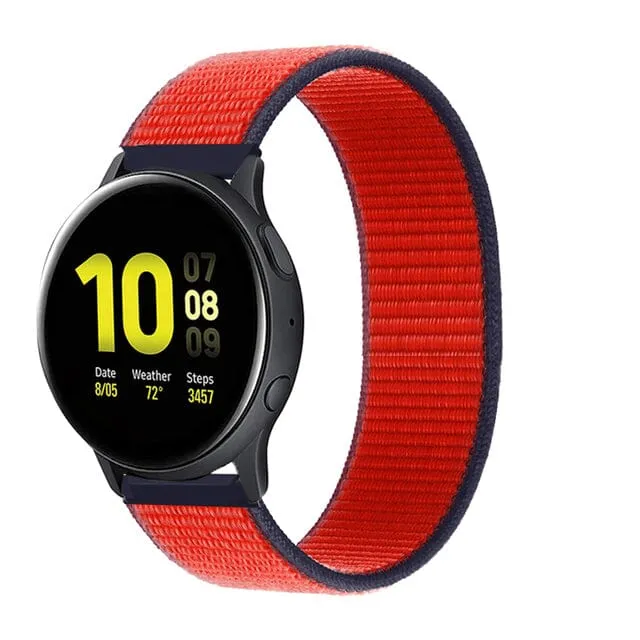 Nylon Sports Loop Watch Straps Compatible with the Asus Zenwatch 2 (1.45")