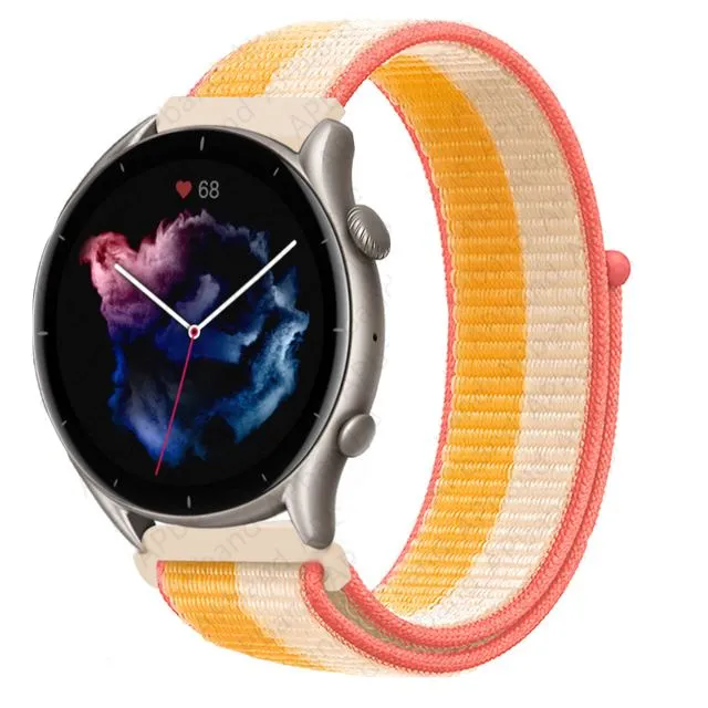 Nylon Sports Loop Watch Straps Compatible with the Asus Zenwatch 2 (1.45")