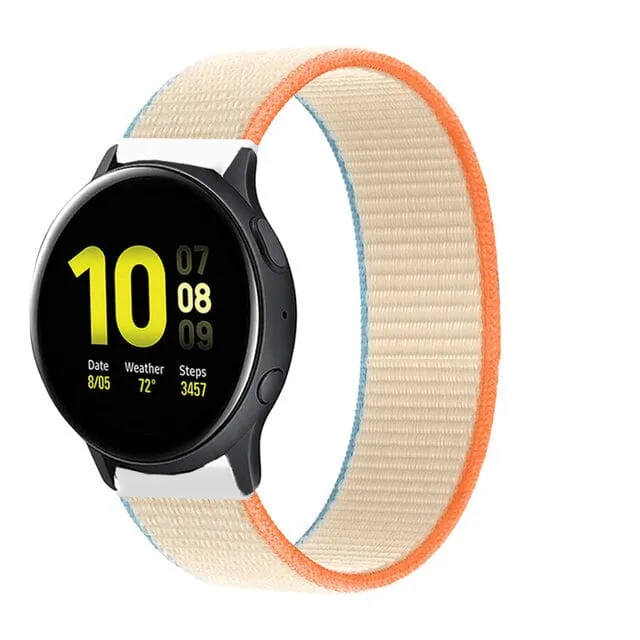 Nylon Sports Loop Watch Straps Compatible with the Asus Zenwatch 2 (1.45")