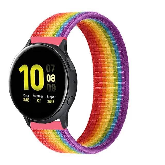 Nylon Sports Loop Watch Straps Compatible with the Asus Zenwatch 2 (1.45")