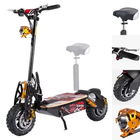 Off Road Adult Electric Foldable Scooter 2000W - 60v 12Ah