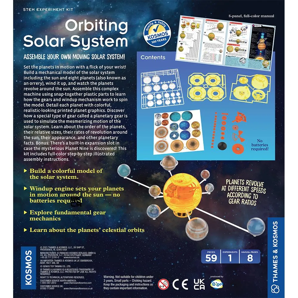 Orbiting Solar System Kit