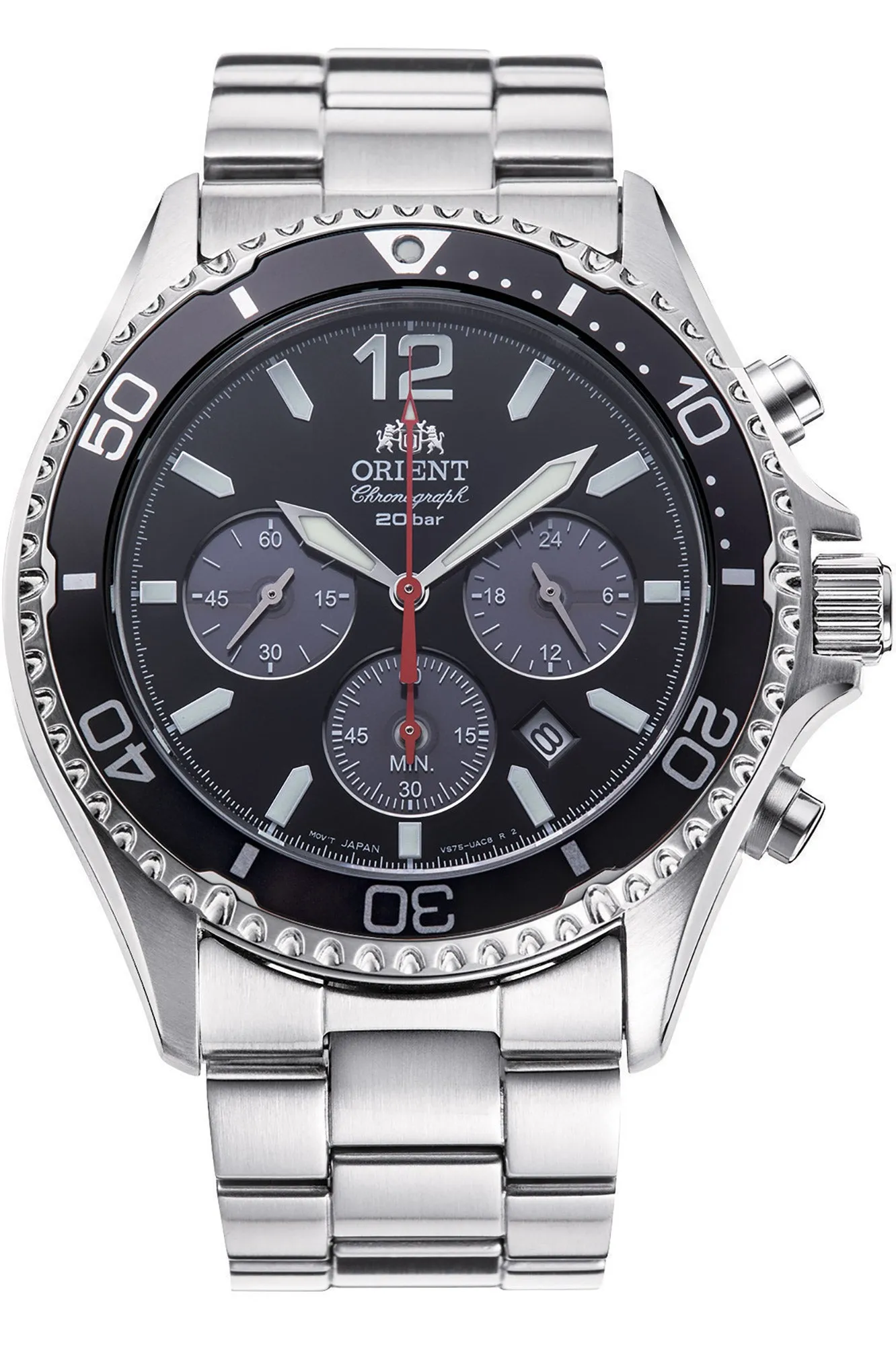 Orient Men's RA-TX0202B10B Sport Mako 43mm Solar Watch