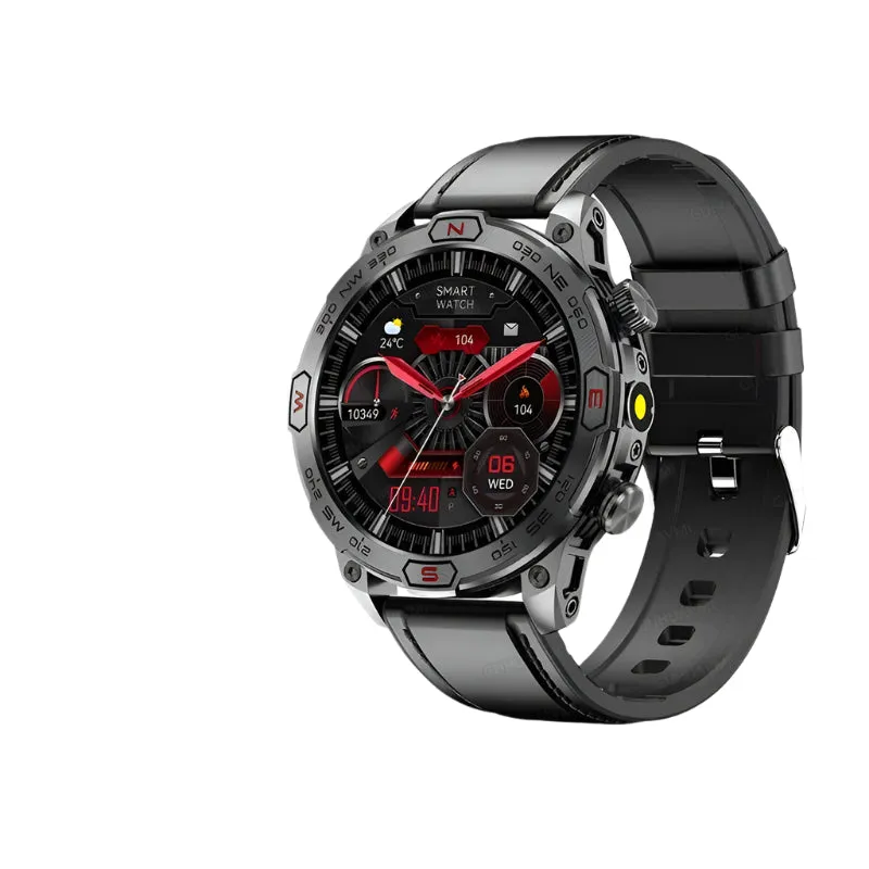 Outdoor Military AMOLED HD Screen Waterproof Smartwatch for Men