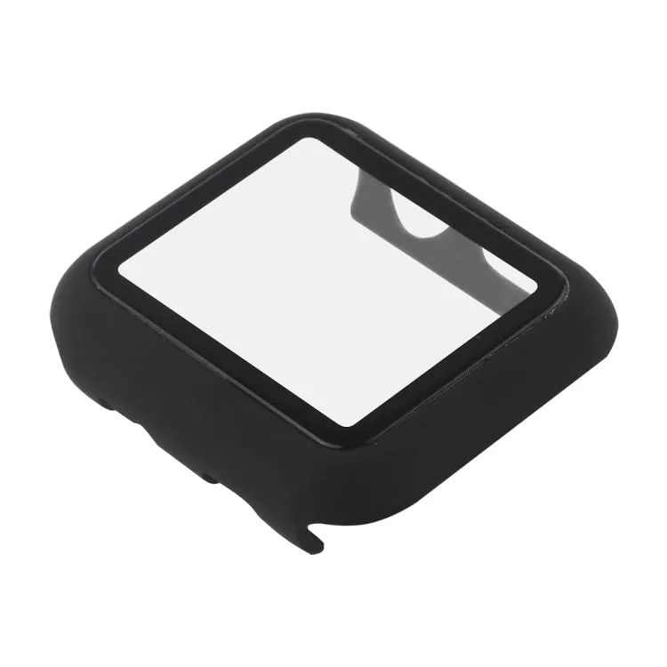 PC   Glass Protective Case for Apple Watch Series 5 & 4 44mm(Black)