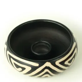 Peruvian Ceramic Incense Burner Holder for Palo Santo stick 5"