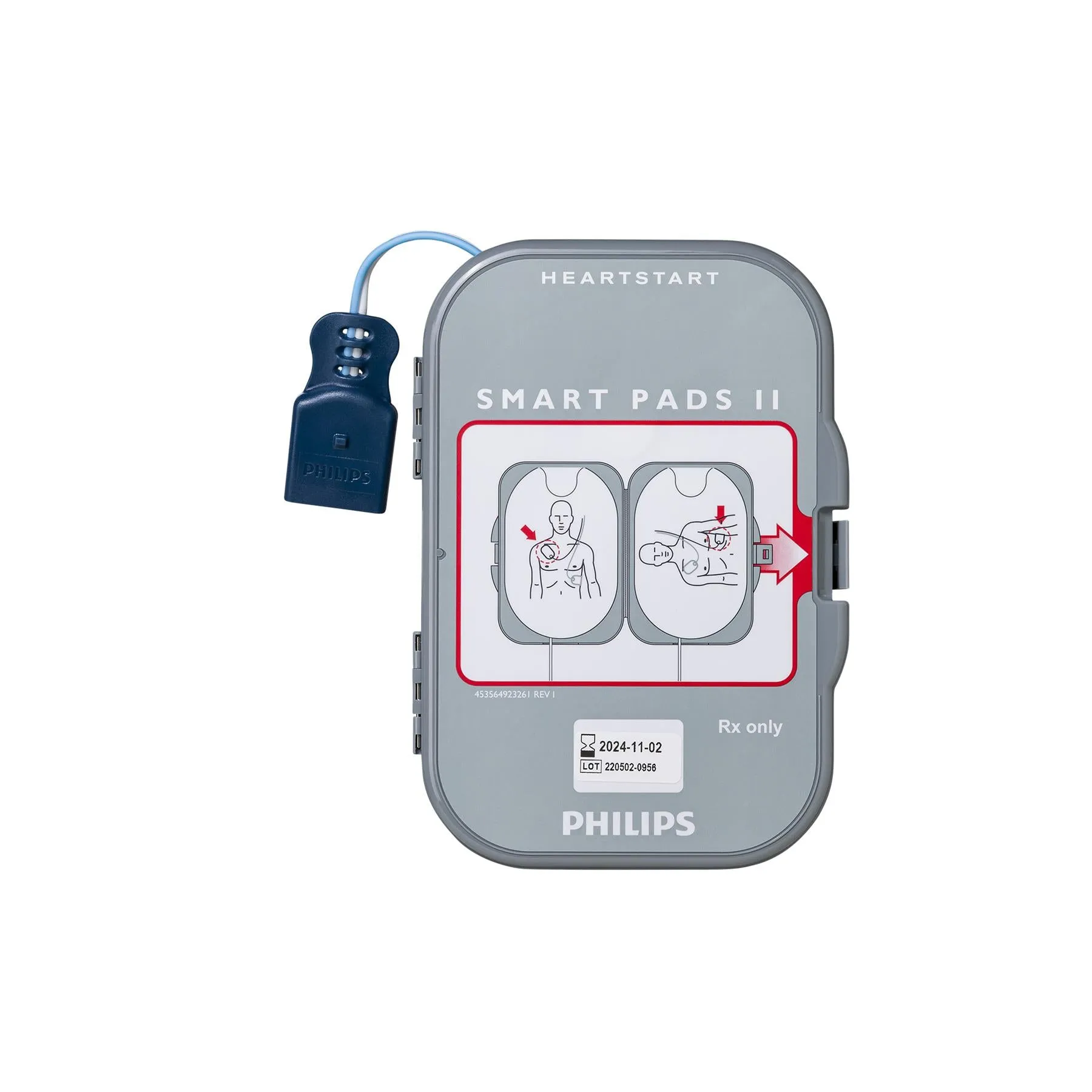 Philips | AED Pads for Heartstart FRx Defibrillator| SMART Pads II