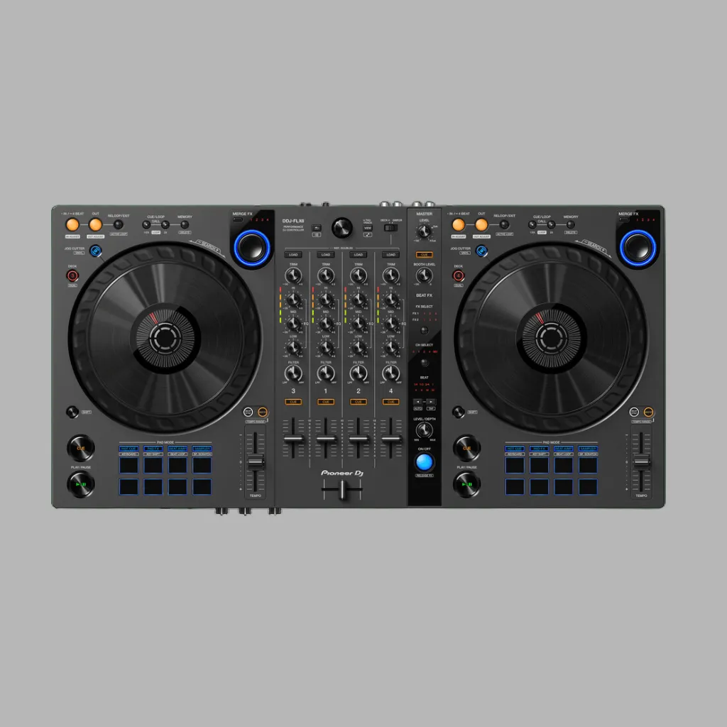 Pioneer DJ DDJ-REV5 4-deck Serato DJ Pro and Rekordbox DJ Controller