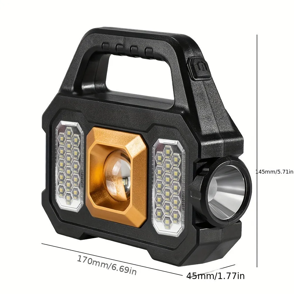 Portable Solar Searchlight for Camping and Outdoor Activities