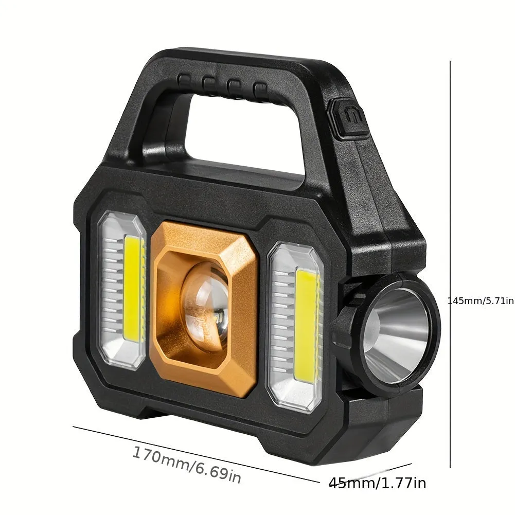 Portable Solar Searchlight for Camping and Outdoor Activities