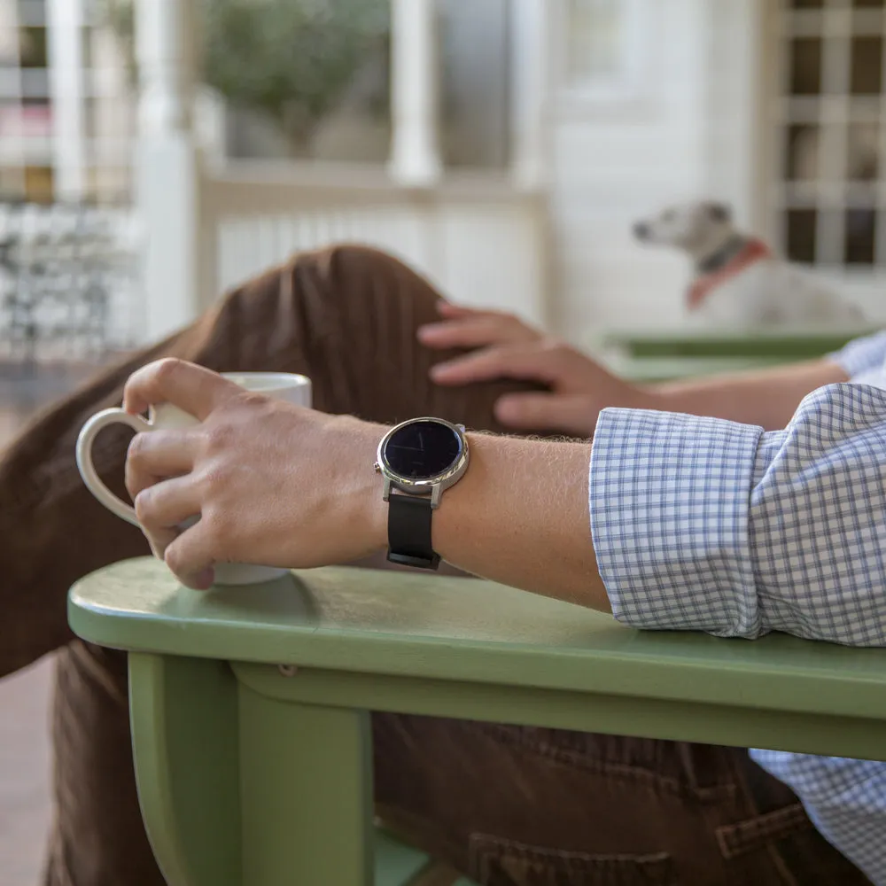 Quick Release Silicone Watch Band - Black