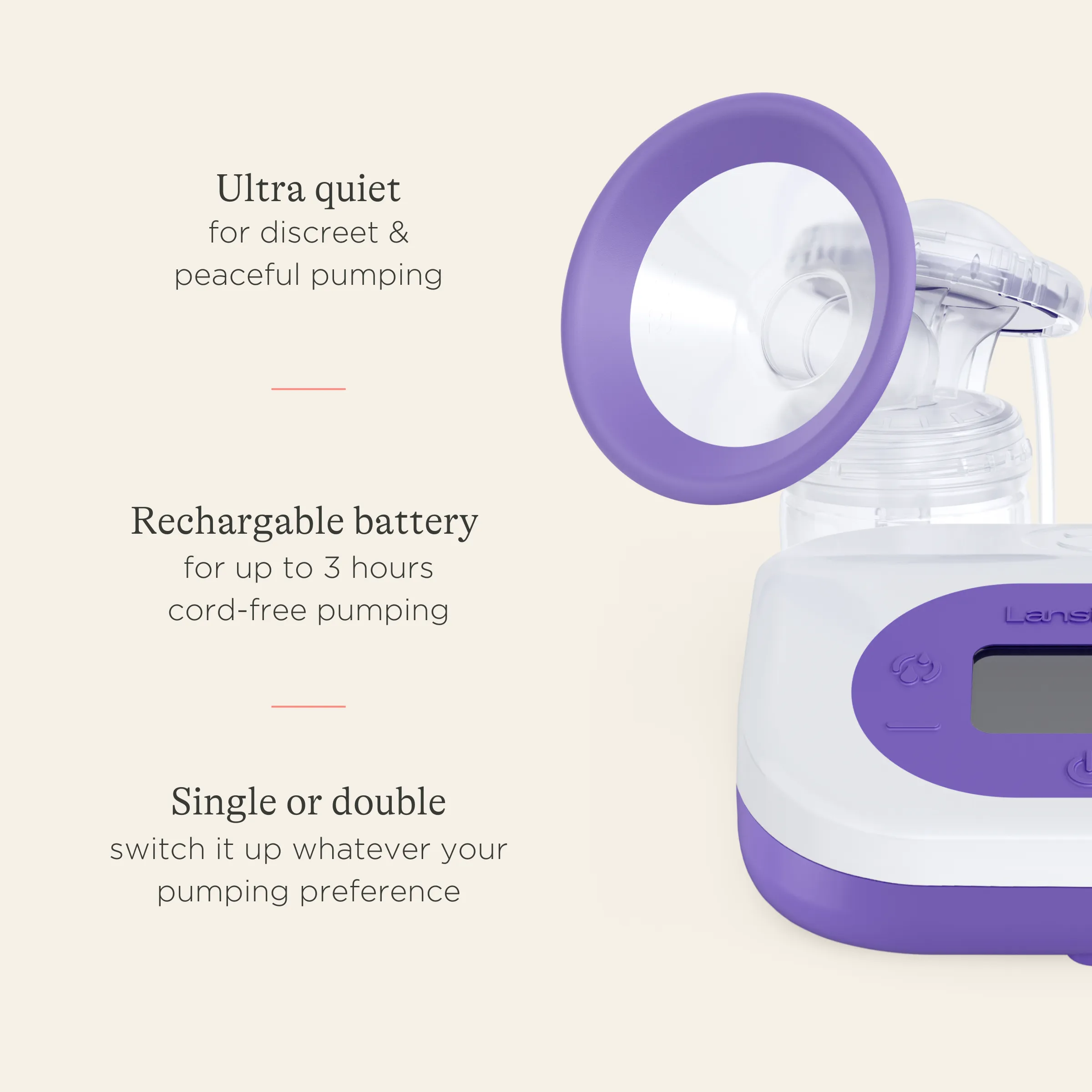 Rechargeable Double Electric Breast Pump Kit