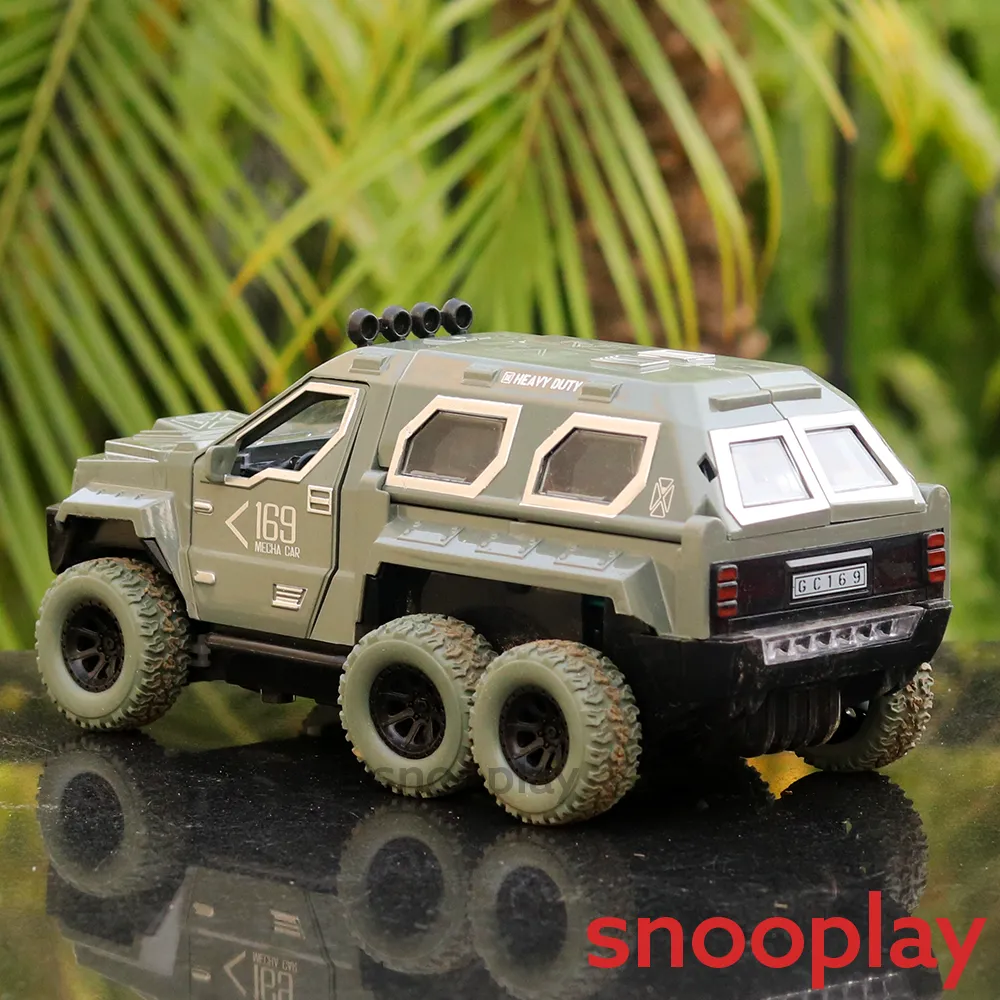 Remote Controlled Military Vehicle with Launcher (Assorted Colours)