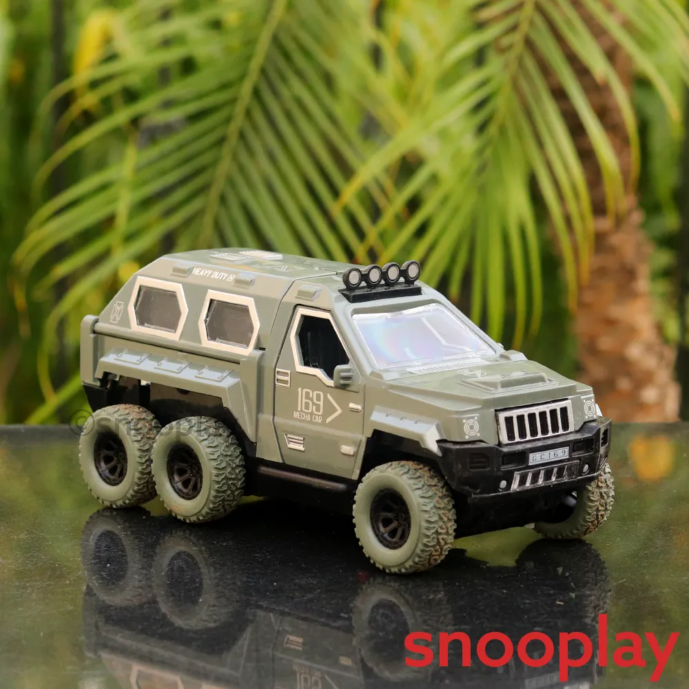 Remote Controlled Military Vehicle with Launcher (Assorted Colours)