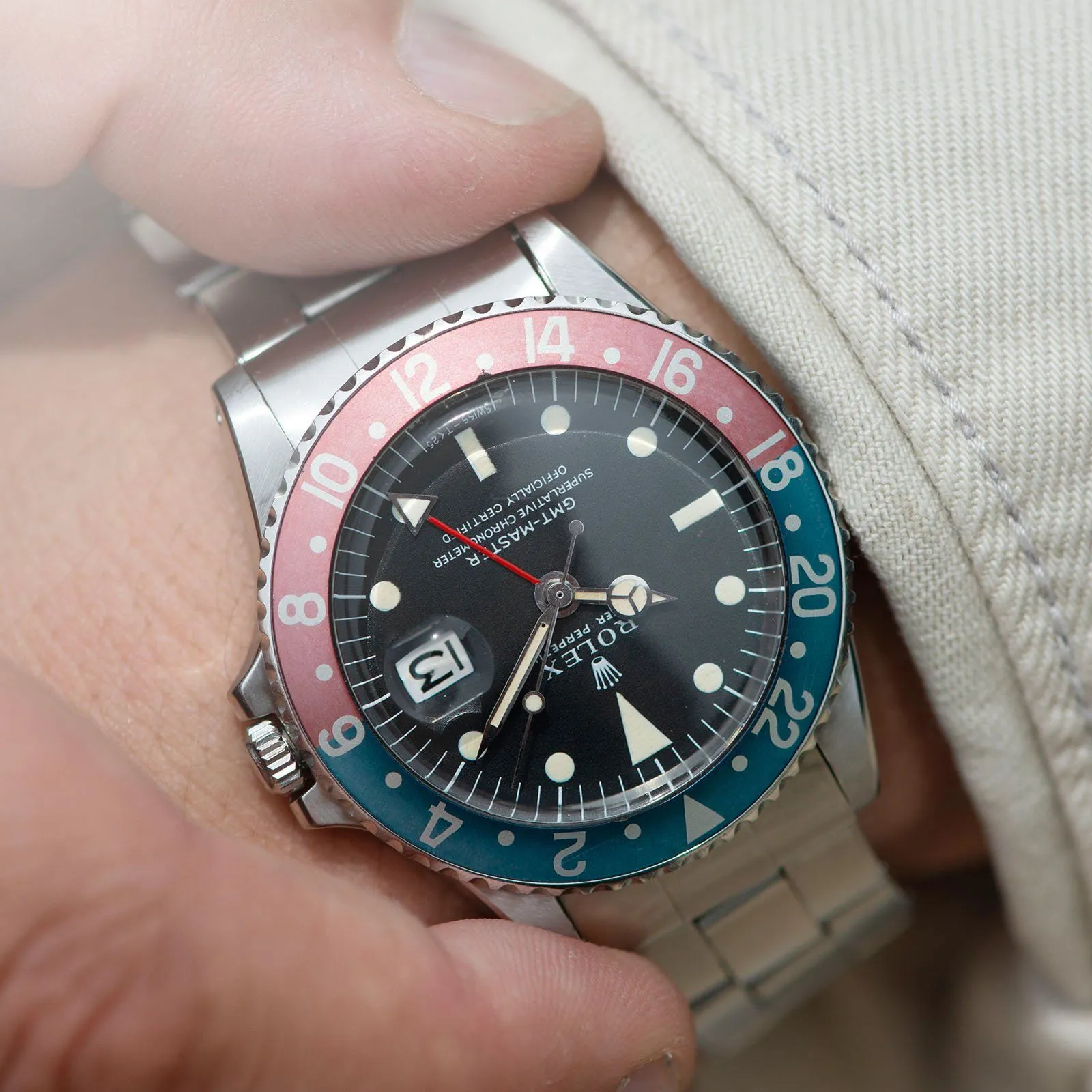 Rolex 1675 GMT Master Mk1 Dial