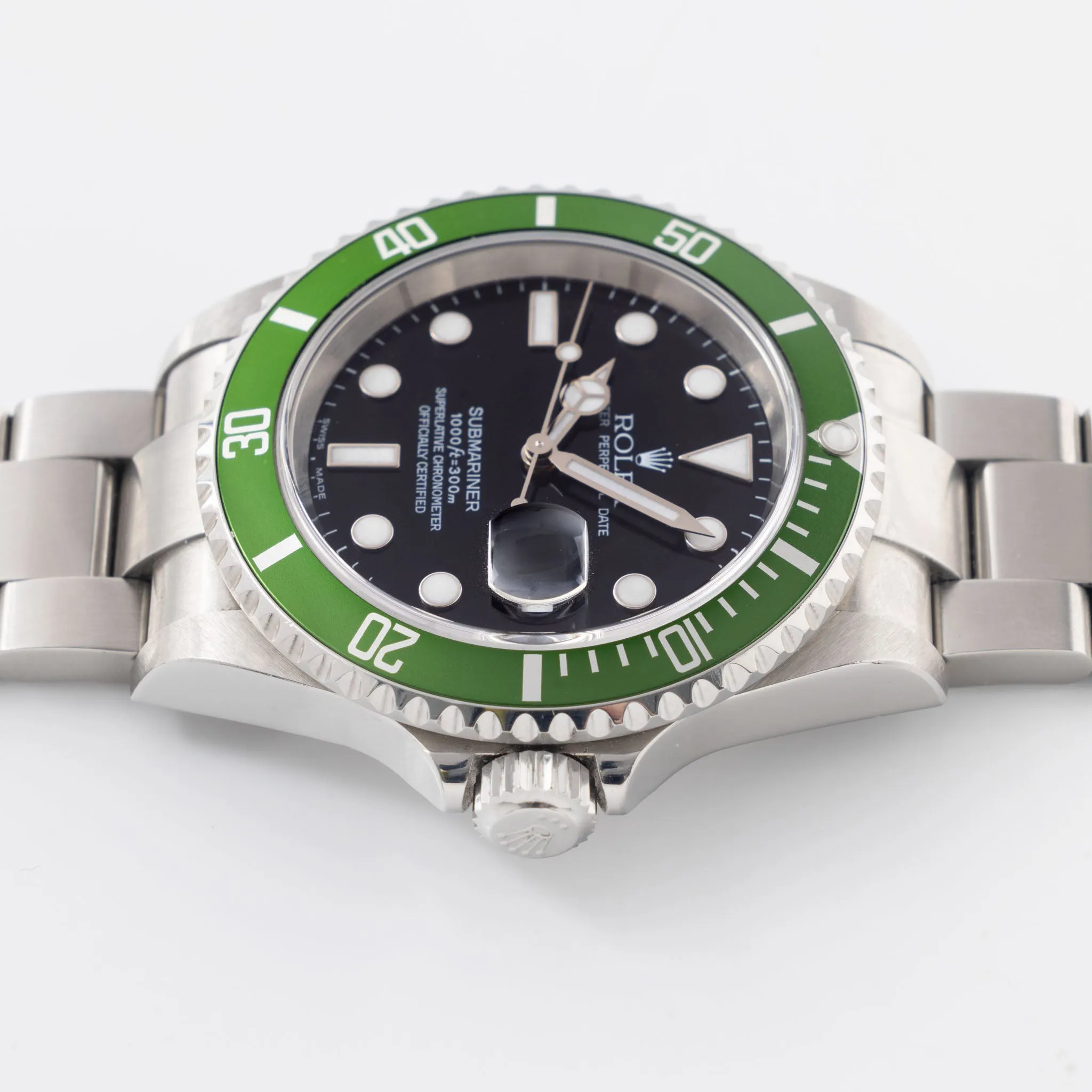 Rolex Submariner “Kermit - Flat Four” Submariner with Box and Hangtags Ref. 16610LV