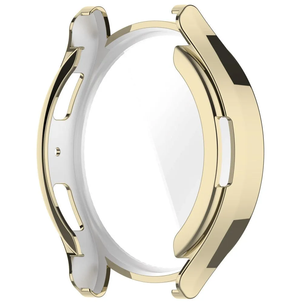 Samsung Galaxy Watch 6 (44mm) Plastik Cover m. Indbygget Skærmbeskytter - Guld