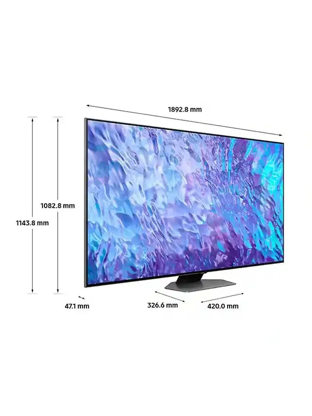 Samsung QE85Q80CATXXU QLED 4K HD TV - Carbon Silver