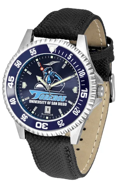 San Diego Toreros Competitor Men’s Watch - AnoChrome - Color Bezel