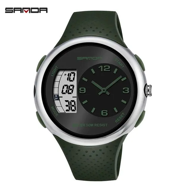 SANDA 763 Dual Display Outdoor Sports Watch S763