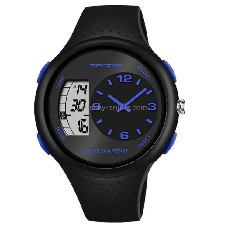 SANDA 763 Dual Display Outdoor Sports Watch S763