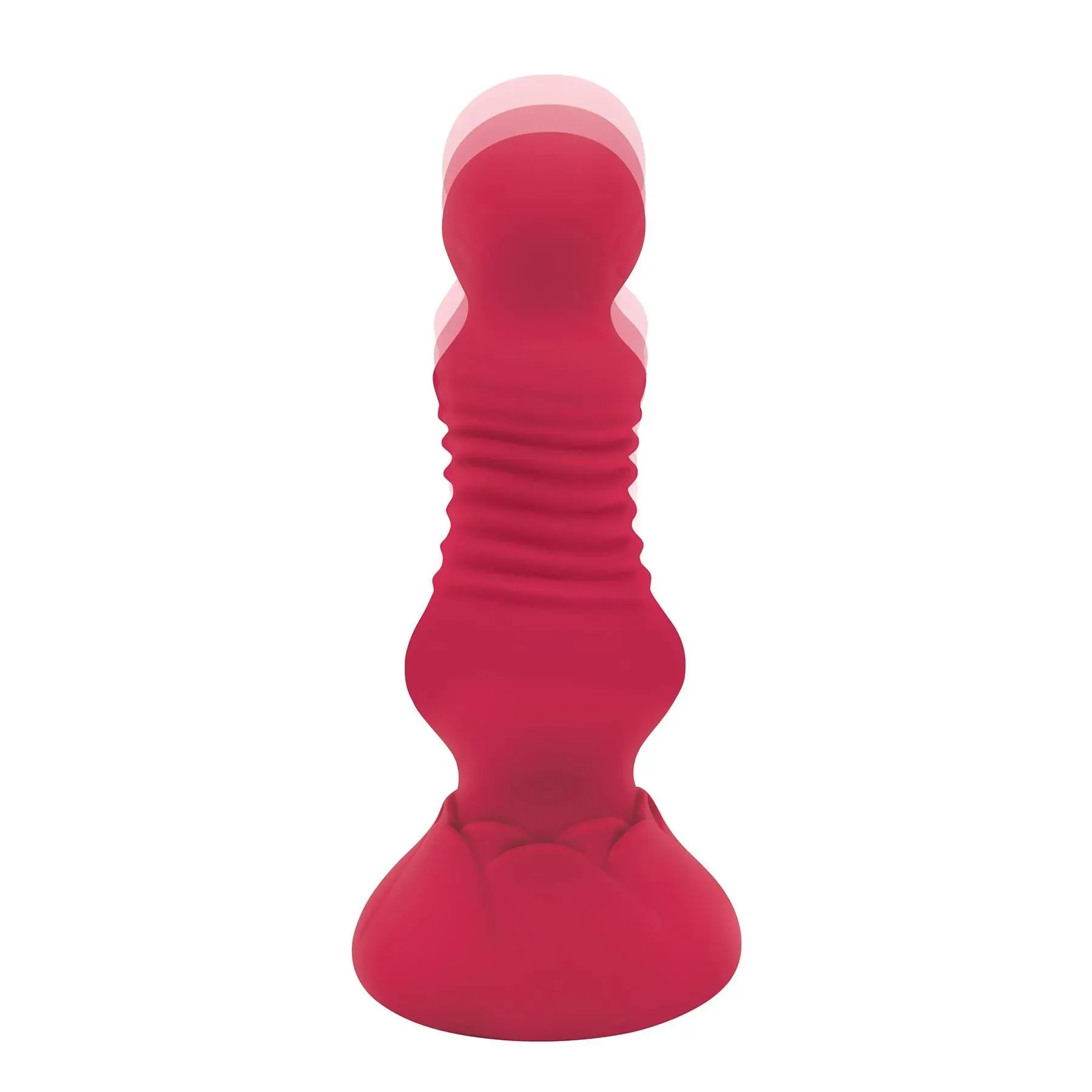 Secret Kisses Remote Thrusting Rosebud Butt Plug