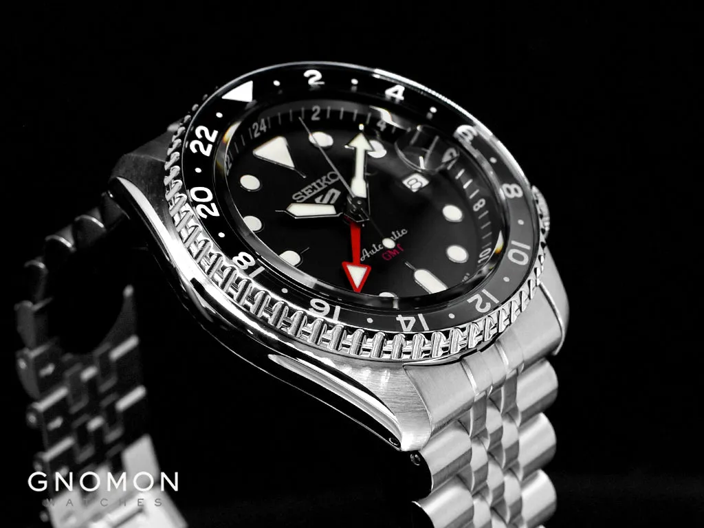 Seiko 5 Sports GMT Series Black Ref. SBSC001