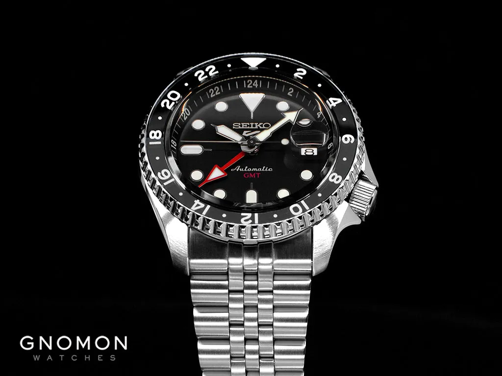 Seiko 5 Sports GMT Series Black Ref. SBSC001